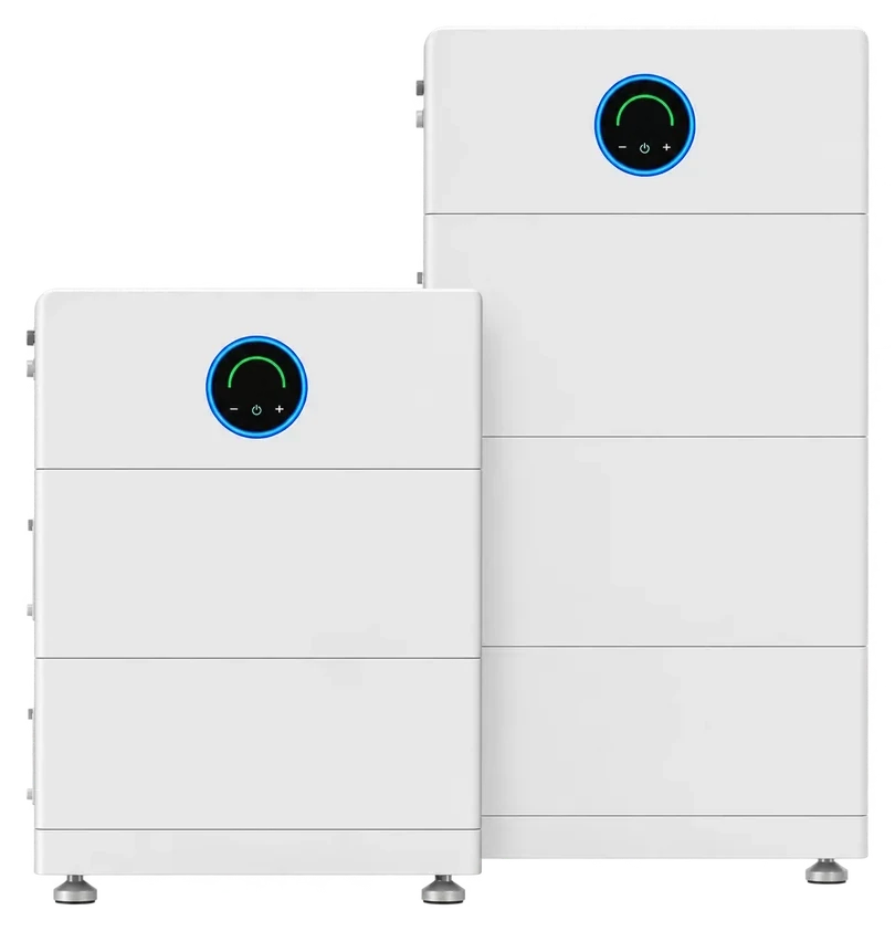 Thuisbatterij met gestapelde batterijmodules